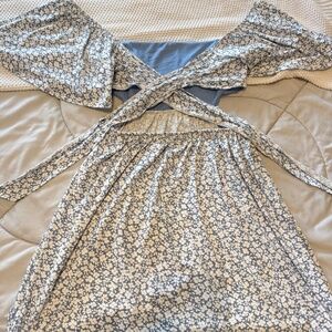 Altar'd State Blue Floral Dress